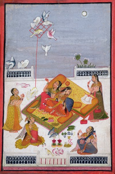 حمام مشاهدة السيدات ، 1770 بواسطة مدرسة Bundi